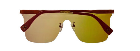 Converse Mens Rose Gold Front Mount Flatt Metal Shield Sunglass H119